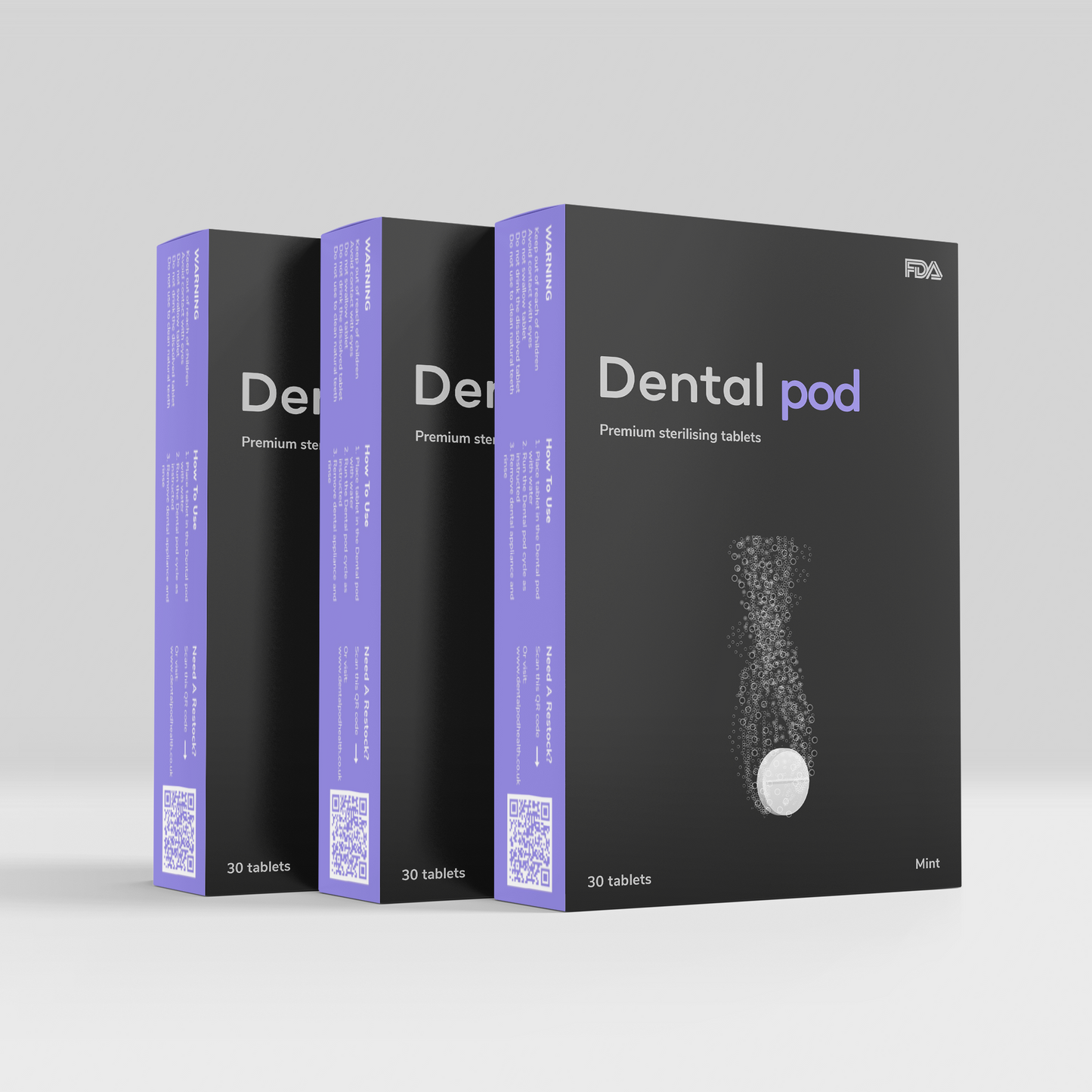 Dental Pod® Sterilizing Tablets - 10 Boxes