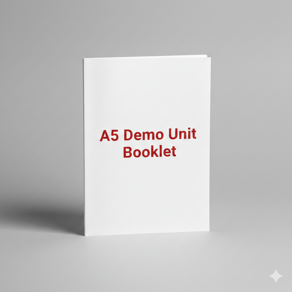 A5 Demo Unit Booklet